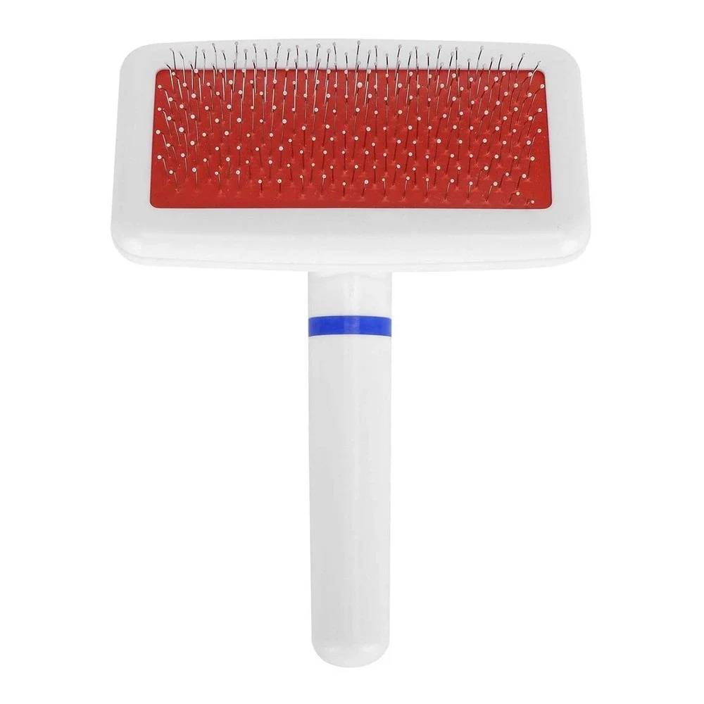 Pet Hair Brush for‎ Cats and Dogs White Dematting Deshedding Grooming Tool